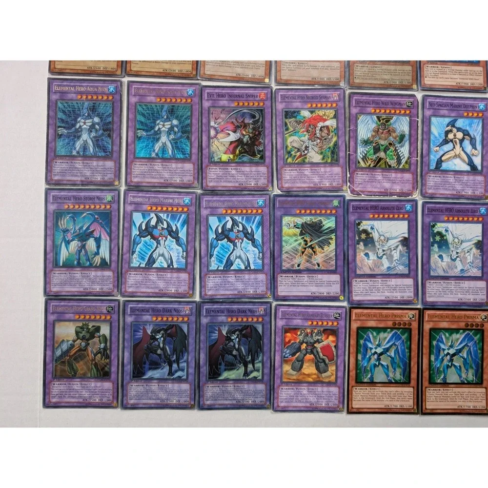 Yu-Gi-Oh‎ Elemental Hero 80 Card Lot Deck Building Super Ultra Ultimate Rares